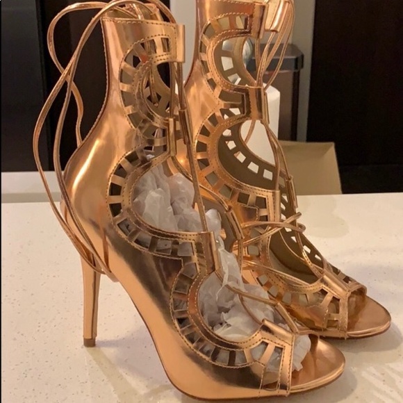 windsor smith rose gold heels